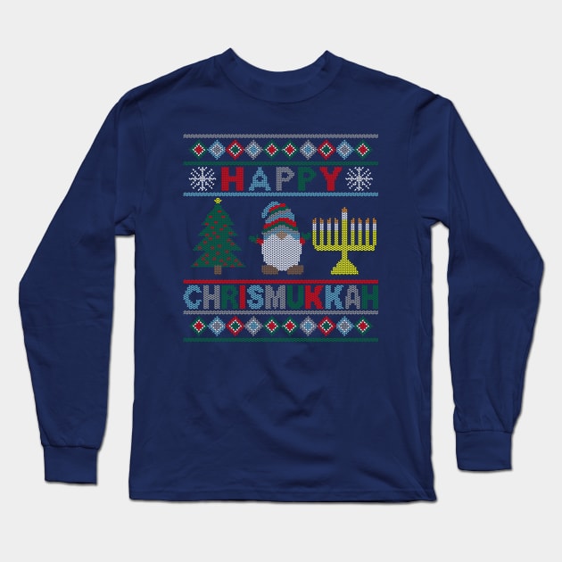 Ugly Chrismukkah Sweater Long Sleeve T-Shirt by bintburydesigns